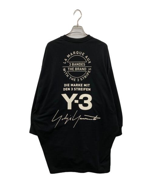 Y-3（ワイスリー）Y-3 (ワイスリー) オーバーサイズカットソー ブラック サイズ:Mの古着・服飾アイテム
