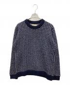 LLBEANエルエルビーン）の古着「【古着】バーズアイニット」｜ネイビー