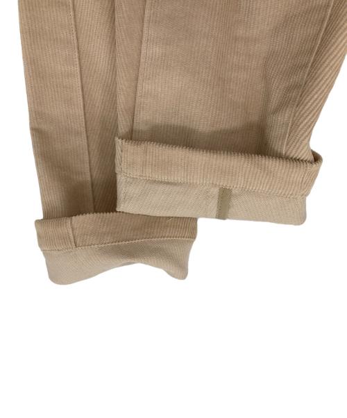 MONTGOMERY（モンゴメリー）MONTGOMERY (モンゴメリー) コーデュロイノーカラージャケット ベージュ サイズ:00 未使用品の古着・服飾アイテム