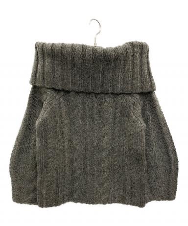 中古・古着通販】cygne (シーニュ) オフショルケーブルニット グレー