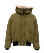 OSC CROSSオーエスシー クロス）の古着「リアルボアダウンジャケット」｜オリーブ