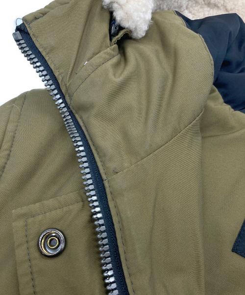 OSC CROSS（オーエスシー クロス）OSC CROSS (オーエスシー クロス) リアルボアダウンジャケット オリーブ サイズ:XSの古着・服飾アイテム