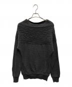 Martin Margiela1マルタンマルジェラ1）の古着「皺加工ウールニット」｜グレー