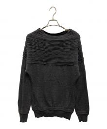 Martin Margiela1（マルタンマルジェラ1）の古着「皺加工ウールニット」｜グレー