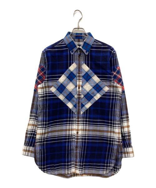 GIVENCHY（ジバンシィ）GIVENCHY (ジバンシィ) 長袖ネルシャツ ブルー サイズ:39の古着・服飾アイテム