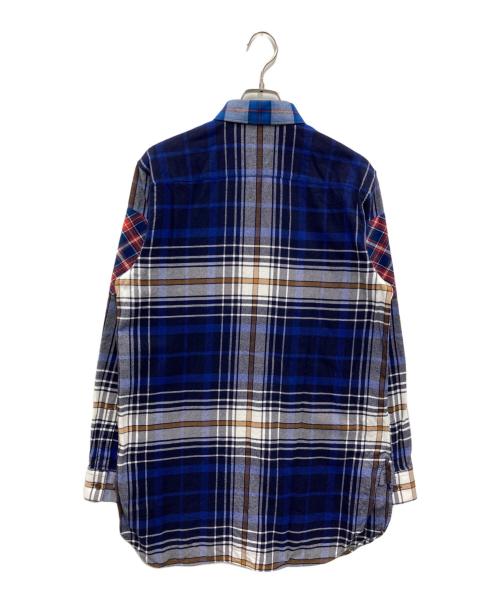 GIVENCHY（ジバンシィ）GIVENCHY (ジバンシィ) 長袖ネルシャツ ブルー サイズ:39の古着・服飾アイテム