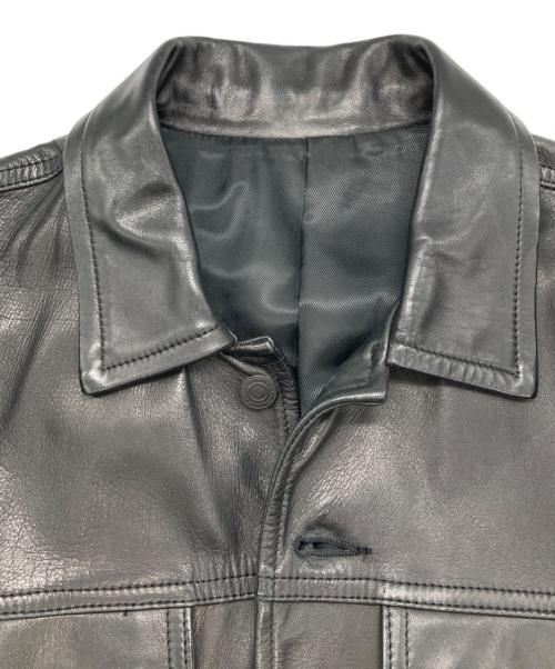 HOSU.ATPD（ホス）HOSU.ATPD (ホス) ホースレザートラッカージャケット ブラック サイズ:Lの古着・服飾アイテム