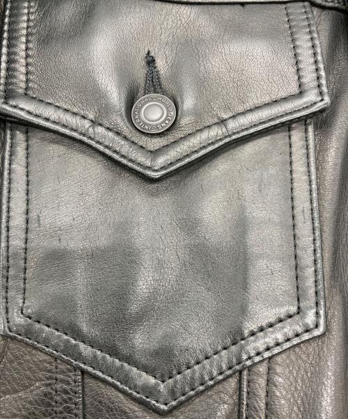 HOSU.ATPD（ホス）HOSU.ATPD (ホス) ホースレザートラッカージャケット ブラック サイズ:Lの古着・服飾アイテム