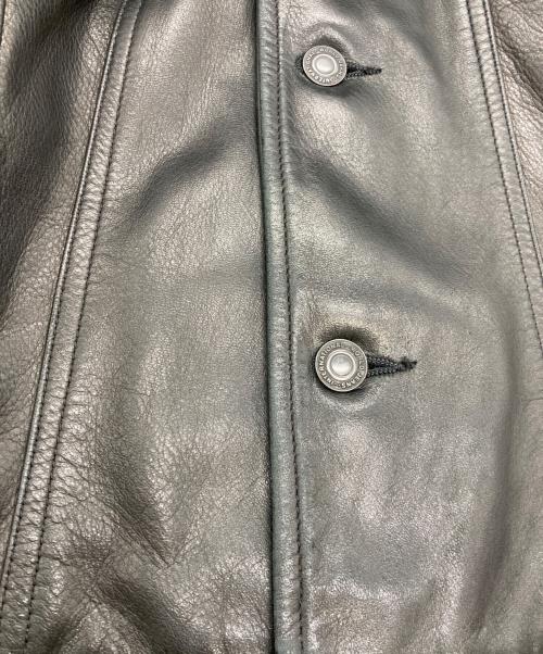 HOSU.ATPD（ホス）HOSU.ATPD (ホス) ホースレザートラッカージャケット ブラック サイズ:Lの古着・服飾アイテム