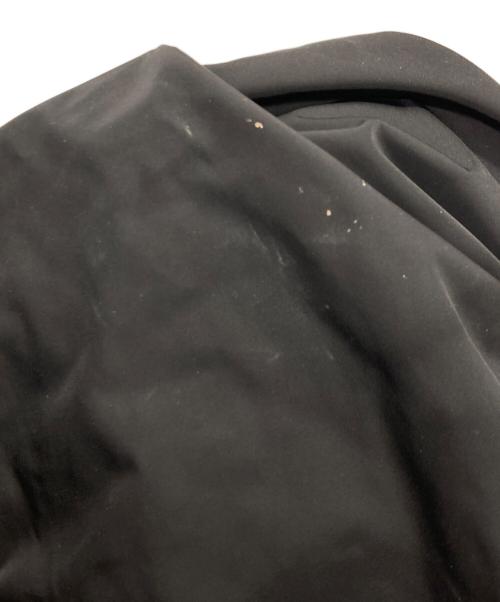 HIROKO KOSHINO（ヒロコ コシノ）HIROKO KOSHINO (ヒロコ コシノ) タフタギャザーコート ブラック サイズ:38の古着・服飾アイテム