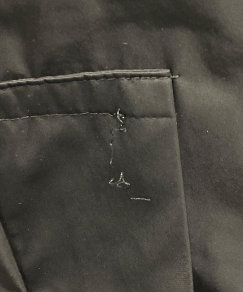 HIROKO KOSHINO（ヒロコ コシノ）HIROKO KOSHINO (ヒロコ コシノ) タフタギャザーコート ブラック サイズ:38の古着・服飾アイテム