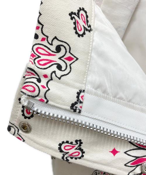 sacai（サカイ）sacai (サカイ) Bandana Print Skirt ホワイト×レッド サイズ:2の古着・服飾アイテム