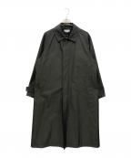 MAISON SPECIALメゾンスペシャル）の古着「GIOVEプライムオーバーステンカラーコート」｜グレー