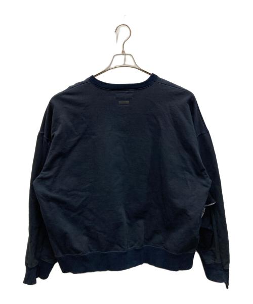 stein（シュタイン）stein (シュタイン) DIVIDE SLEEVE V NECK SWEAT ブラック サイズ:Sの古着・服飾アイテム