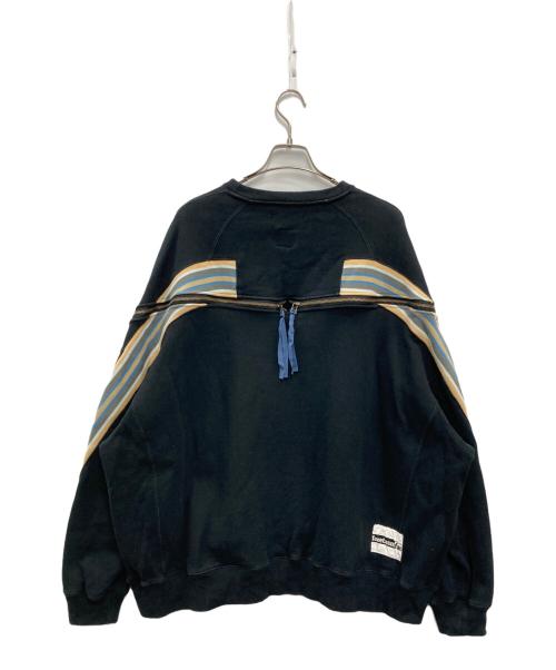 FACETASM（ファセッタズム）FACETASM (ファセッタズム) ZIPPER RIB SWEAT ブラック サイズ:SIZE 4の古着・服飾アイテム