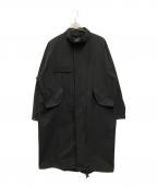 UNITED TOKYOユナイテッドトーキョー）の古着「Sustainable weather スタンドカラーモッズコート」｜ブラック