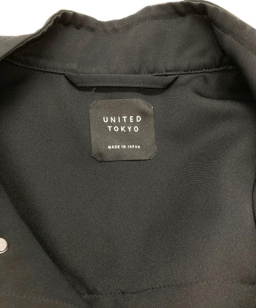 UNITED TOKYO（ユナイテッドトーキョー）UNITED TOKYO (ユナイテッドトーキョー) Sustainable weather スタンドカラーモッズコート ブラック サイズ:FREEの古着・服飾アイテム