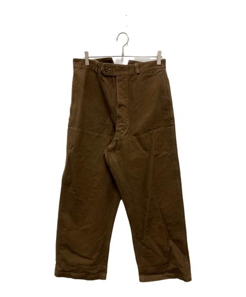 IPPCF（アイピーピーシーエフ）IPPCF (アイピーピーシーエフ) シンチバック ダブルニー レイルロードパンツ ブラウン サイズ:SIZE 92/73の古着・服飾アイテム