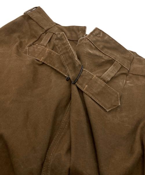 IPPCF（アイピーピーシーエフ）IPPCF (アイピーピーシーエフ) シンチバック ダブルニー レイルロードパンツ ブラウン サイズ:SIZE 92/73の古着・服飾アイテム