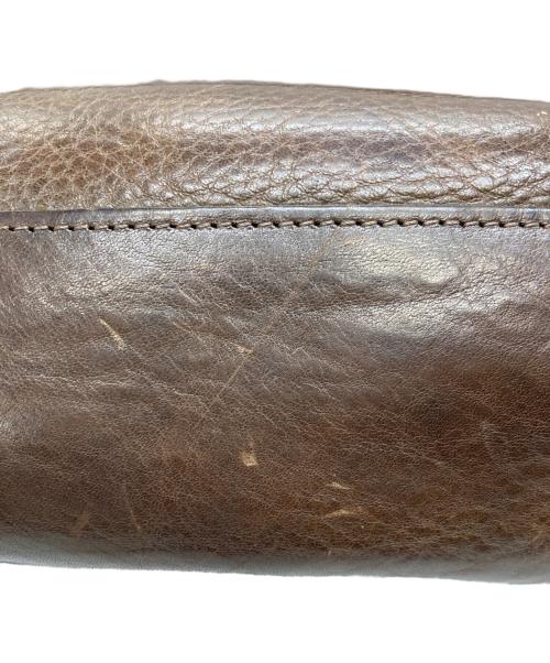 Bleu de chauffe（ブルードゥシャフ）bleu de chauffe (ブルードゥシャフ) レザーバックパック ブラウンの古着・服飾アイテム