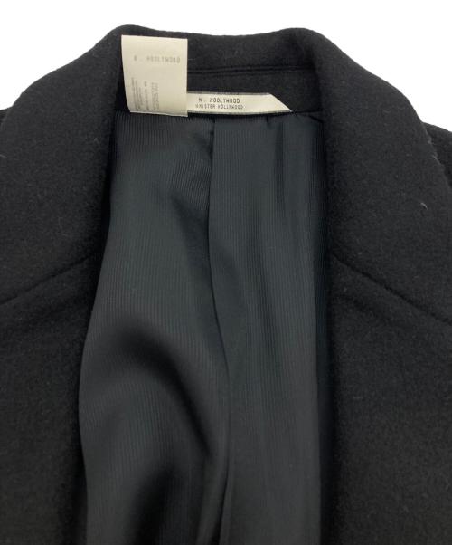 N.HOOLYWOOD（エヌ ハリウッド）N.HOOLYWOOD (エヌ ハリウッド) カシミア混チェスターコート ブラック サイズ:38の古着・服飾アイテム