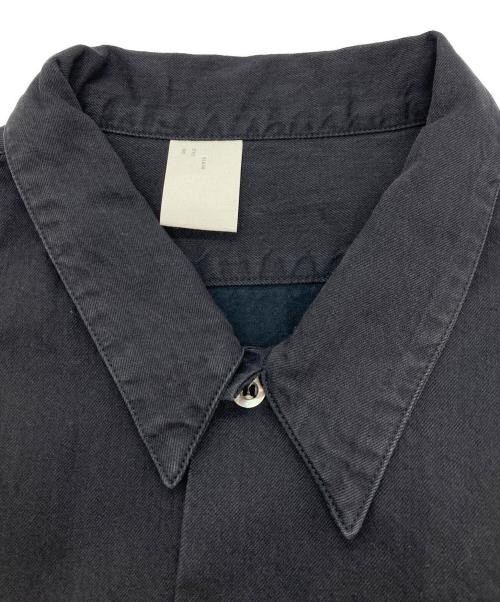 N.HOOLYWOOD（エヌ ハリウッド）N.HOOLYWOOD (エヌ ハリウッド) drop shoulder big shrts ブラック サイズ:40の古着・服飾アイテム