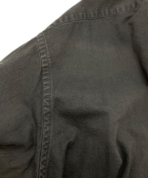 N.HOOLYWOOD（エヌ ハリウッド）N.HOOLYWOOD (エヌ ハリウッド) drop shoulder big shrts ブラック サイズ:40の古着・服飾アイテム