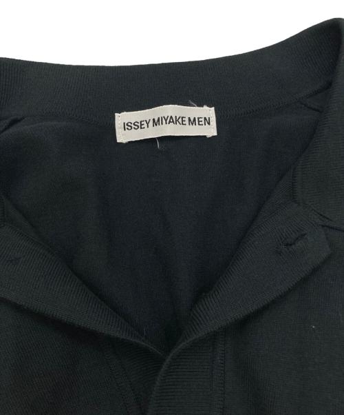 ISSEY MIYAKE MEN（イッセイミヤケメン）ISSEY MIYAKE MEN (イッセイミヤケメン) ロングスリーブポロシャツ ブラック サイズ:Lの古着・服飾アイテム