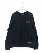 NEIGHBORHOODネイバーフッド）の古着「PLAIN SWEAT CREWNECK LS」｜ブラック