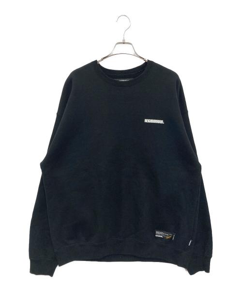 NEIGHBORHOOD（ネイバーフッド）NEIGHBORHOOD (ネイバーフッド) PLAIN SWEAT CREWNECK LS ブラック サイズ:XLの古着・服飾アイテム