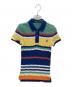 POLO RALPH LAUREN（ポロ・ラルフローレン）の古着「ボーダーニットポロシャツ」｜マルチカラー