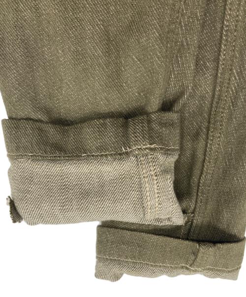 RRL（ダブルアールエル）RRL (ダブルアールエル) 【古着】SHORT丈コットンデニムジャケット オリーブ サイズ:155の古着・服飾アイテム