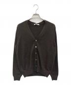 SLOANEスローン）の古着「12G天竺 カシミヤVネックカーディガン」｜ブラウン