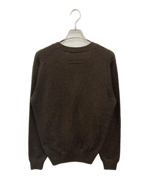 SLOANE（スローン）SLOANE (スローン) 12G天竺 カシミヤVネックカーディガン ブラウン サイズ:2の古着・服飾アイテム