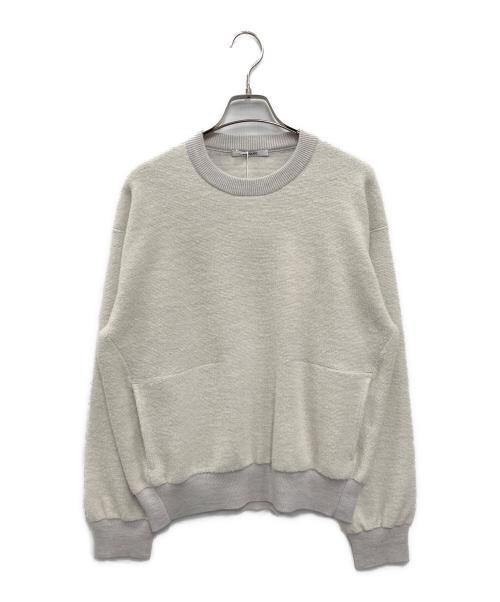 SLOANE（スローン）SLOANE (スローン) 12Ｇパイル編みクルーネック グレー サイズ:3の古着・服飾アイテム