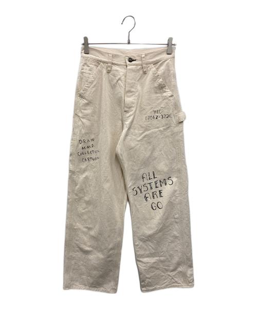PAY DAY（ペイデイ）PAY DAY (ペイデイ) ペインターパンツ アイボリー サイズ:Sの古着・服飾アイテム