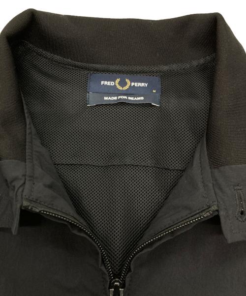 FRED PERRY（フレッドペリー）FRED PERRY (フレッドペリー) BEAMS (ビームス) ナイロンハリントンジャケット ブラック サイズ:Mの古着・服飾アイテム