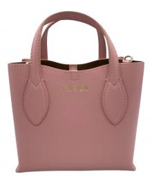 FURLA（フルラ）の古着「ERA MINI TOTE ハンドバッグ」｜ピンク