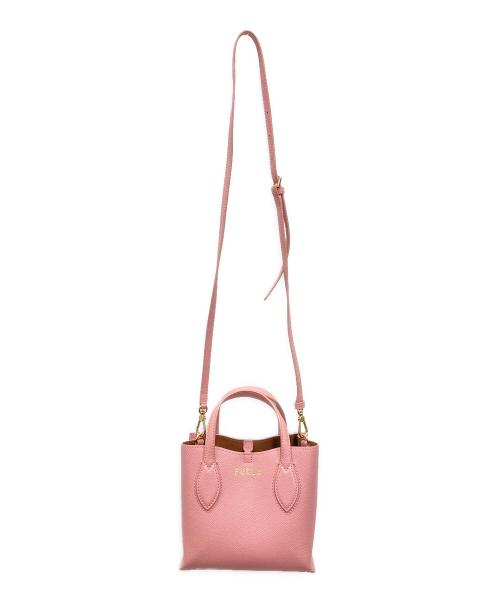 FURLA（フルラ）FURLA (フルラ) ERA MINI TOTE ハンドバッグ ピンクの古着・服飾アイテム