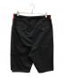 Maison Margiela (メゾンマルジェラ) ウール カットオフデザイン ハーフパンツ ブラック サイズ:48：14000円
