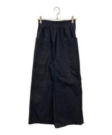 nagonstans（ナゴンスタンス）の古着「Washedタイプライター タックゴムカーゴ パンツ」｜ネイビー