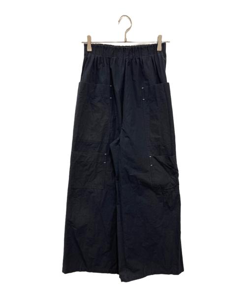 nagonstans（ナゴンスタンス）nagonstans (ナゴンスタンス) Washedタイプライター タックゴムカーゴ パンツ ネイビー サイズ:Sの古着・服飾アイテム