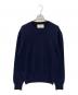 AMI Alexandre Mattiussi（アミアレクサンドルマテュッシ）の古着「Cashmere Ami De Coeur Crew Neck Sweater」｜ネイビー