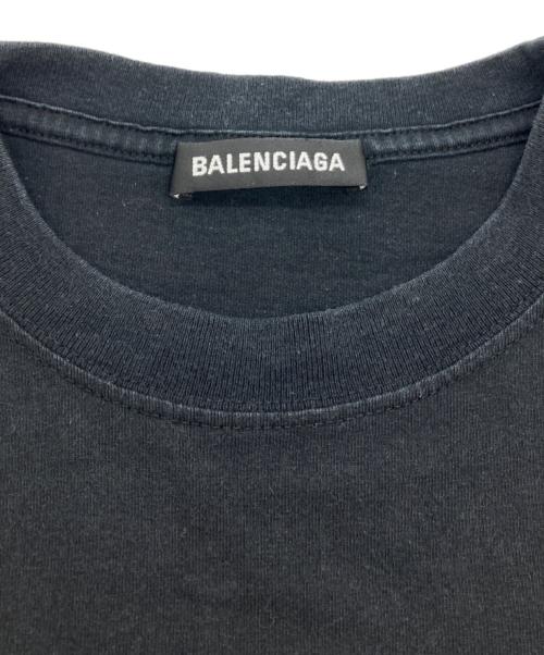 BALENCIAGA（バレンシアガ）BALENCIAGA (バレンシアガ) Balenciaga tag tee ブラック サイズ:Sの古着・服飾アイテム