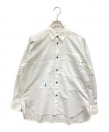 nagonstans（ナゴンスタンス）の古着「T/Cブロードシャツ」｜ホワイト