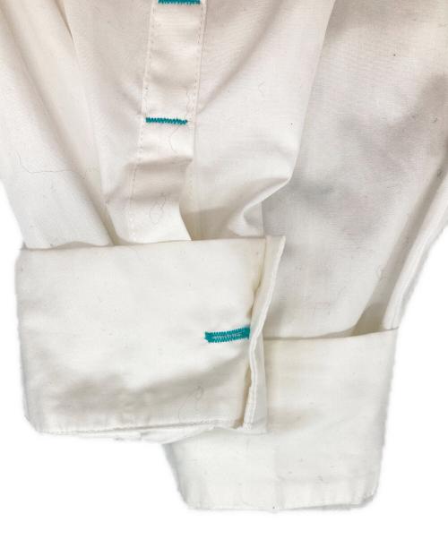 nagonstans（ナゴンスタンス）nagonstans (ナゴンスタンス) T/Cブロードシャツ ホワイト サイズ:Mの古着・服飾アイテム