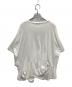 ENFOLD (エンフォルド) CURVE LAYERED-HEM T-SHIRT ホワイト サイズ:SIZE 38：8000円
