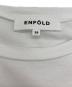 中古・古着 ENFOLD (エンフォルド) CURVE LAYERED-HEM T-SHIRT ホワイト サイズ:SIZE 38：8000円