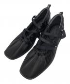 Le Talonル タロン）の古着「Lエラスティックスニーカー」｜ブラック