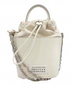 Maison Margielaメゾンマルジェラ）の古着「Maison Margiela バケットバッグ」｜ホワイト